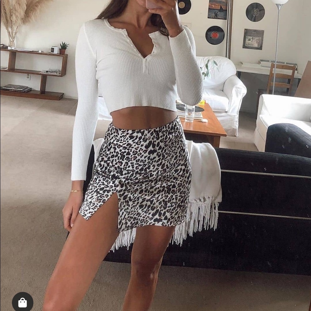 Princess Polly Yates Mini Skirt Leopard